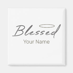 Gesegnetes Halo Religious Design für Christliches  Magnet