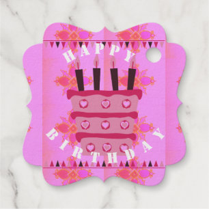 Gesegnetes Herzlichen Glückwunsch zum Geburtstag m Geschenkanhänger