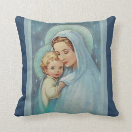 Gesegnetes Jungfrau-Mary-Mutter-Baby Jesus Kissen