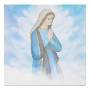 Gesegnetes Jungfrau-Mary-Plakat Poster
