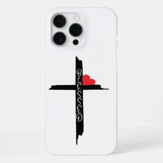gesegnetes Kreuz Handyhülle iPhone 16 Pro Max Hülle