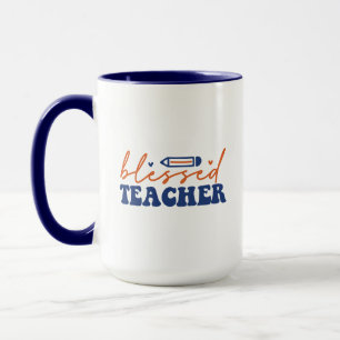 Gesegnetes Lehrer-Wortkunst Tasse