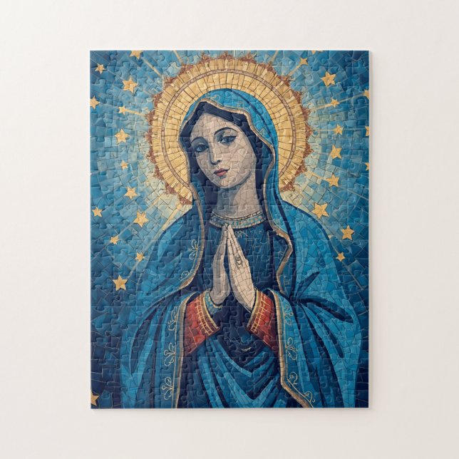 Gesegnetes Marienbild Puzzle (Vertikal)