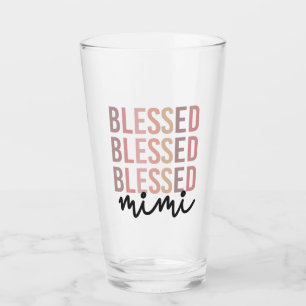 Gesegnetes Mimi Geschenke für Mimi Oma Glas