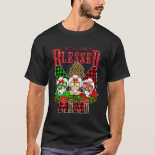 Gesegnetes Mimi Leopard Buffalo Kariert Gnome für  T-Shirt
