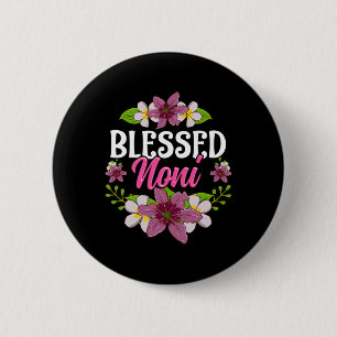 Gesegnetes Noni-Shirt Mütter Tag Niedliches Blumen Button