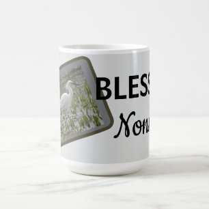 Gesegnetes Nonna Weißstorch-Naturfoto Kaffeetasse