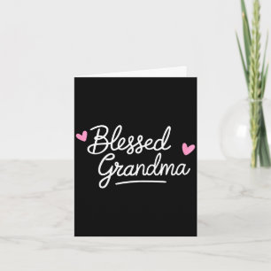 Gesegnetes Oma-Shirt Frauen Großmutter Muttertag Karte