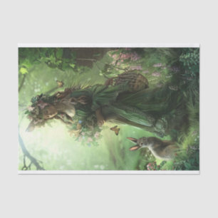 Gesegnetes Ostara Seidenpapier