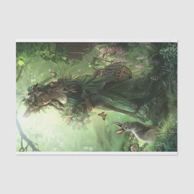 Gesegnetes Ostara Seidenpapier (Vorderseite)