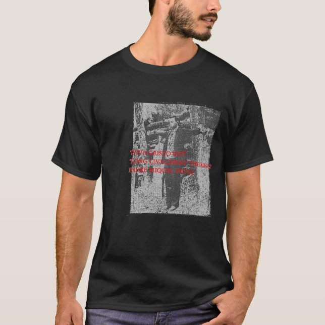 GESEGNETES PADRE MIGUEL PROs.j. MARTYR OF MEXIKO T-Shirt (Vorderseite)