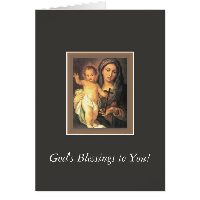 Gesegnetes Säuglings-Christus-Kreuz Jungfrau-Marys (Vorne)