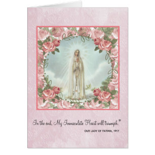 Gesegnetes tadelloses Herz Fatima Jungfrau-Marys