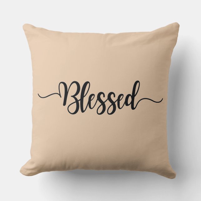 Gesegnetes Throw-Kissen Kissen (Vorderseite)