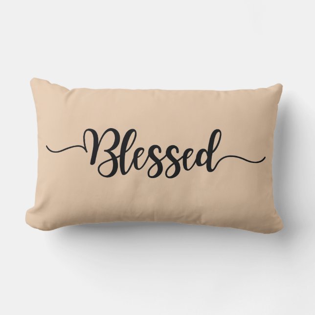 Gesegnetes Throw-Kissen Lendenkissen (Vorderseite)