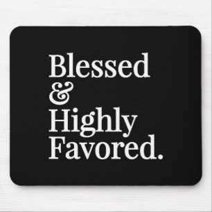 Gesegnetes und höchstbegnadetes christliches Gesch Mousepad