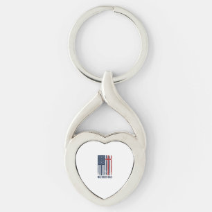 Gesegnetes Vatertag-Christenflaggenkreuz Vintage-S Schlüsselanhänger