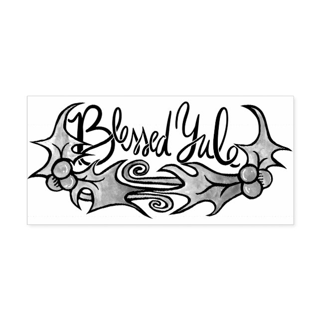 Gesegnetes Weihnachten Permastempel (Design)