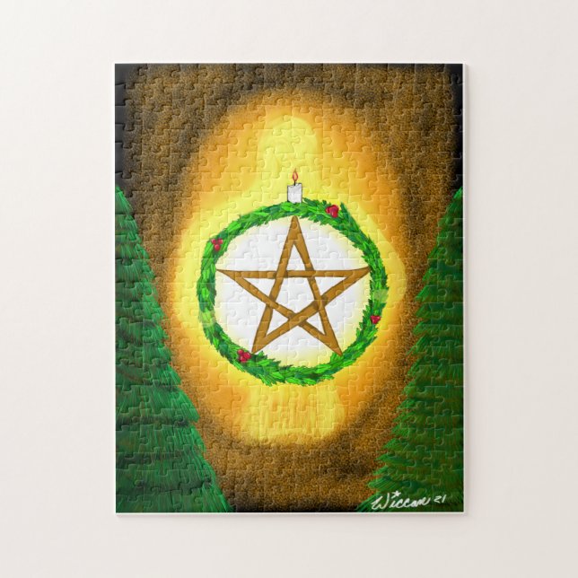 Gesegnetes Weihnachten Puzzle (Vertikal)