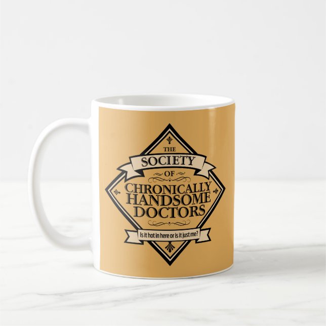 Gesellschaft der Chronisch ansprechenden Ärzte - l Kaffeetasse (Links)