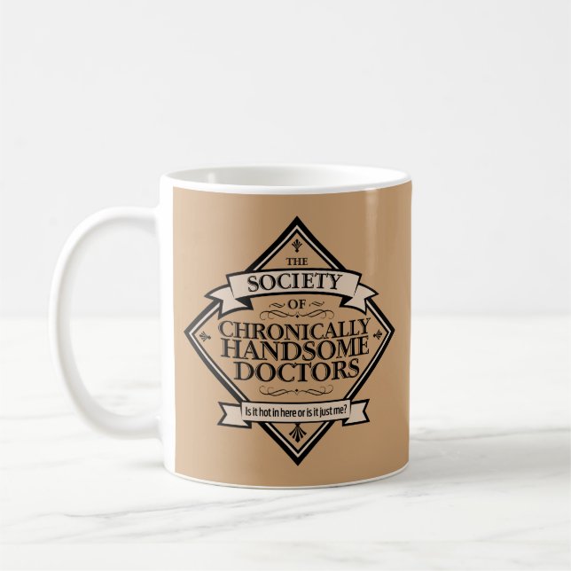 Gesellschaft der Chronisch ansprechenden Ärzte - l Kaffeetasse (Links)