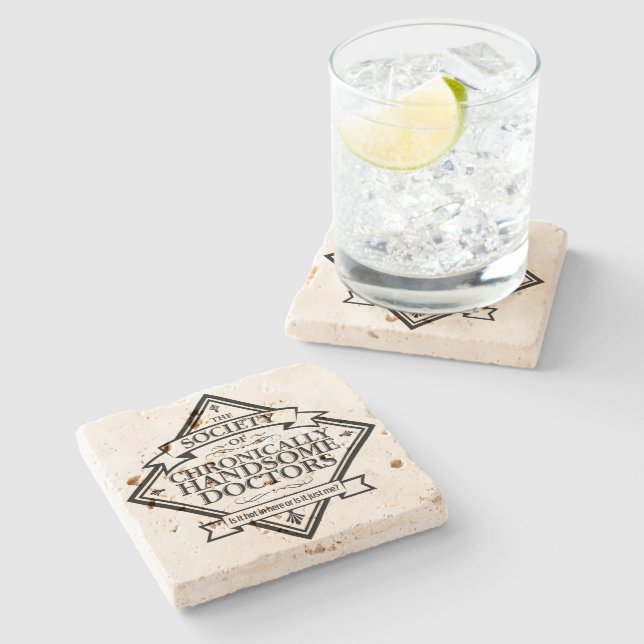 Gesellschaft der Chronisch ansprechenden Ärzte - l Steinuntersetzer (Seitenansicht)