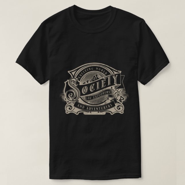 Gesellschaft der Entdecker und Abenteurer T-Shirt (Design vorne)