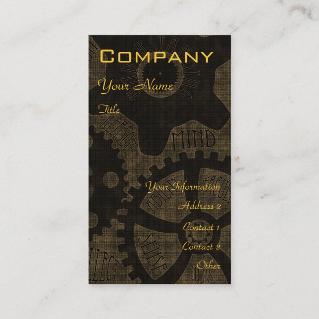 Gesellschaft der neuen Jahrhundert-Intellektueller Visitenkarte (Vorderseite)