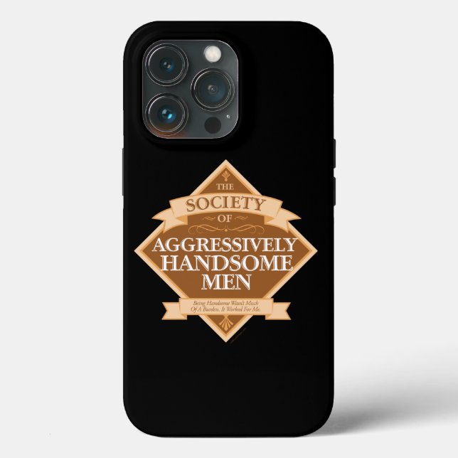 Gesellschaft für aggressiv ansprechende Männer Cas Case-Mate iPhone Hülle (Rückseite)