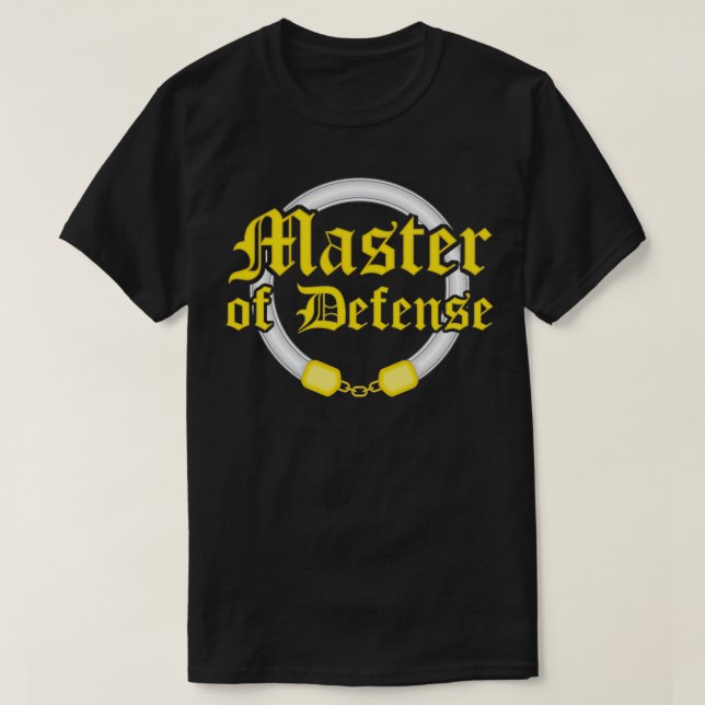 Gesellschaft für kreativen Anachronismus Meister d T-Shirt (Design vorne)