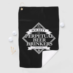 Gesellschaft für Perpetual Beer Drinkers Golf Towe Golfhandtuch
