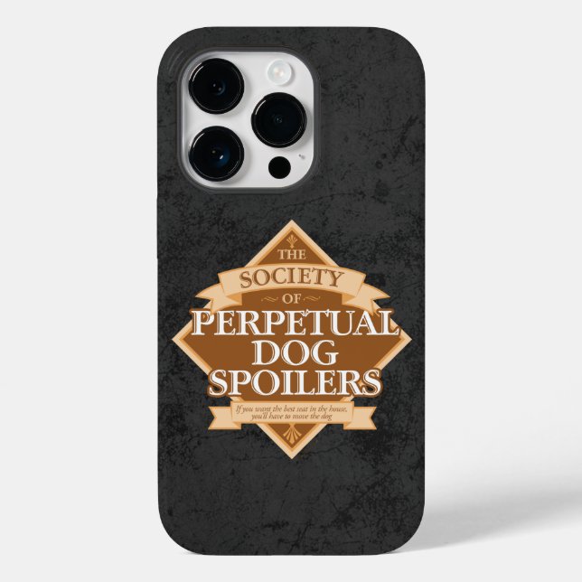 Gesellschaft für ständige Hunde Spoiler Case-Mate  iPhone Hülle (Rückseite)