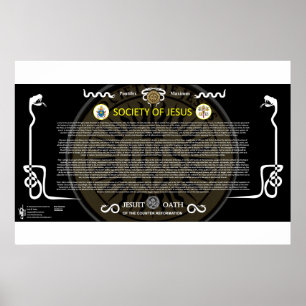 Gesellschaft von Jesus - Blut-Eid der Jesuite Poster