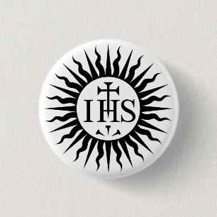 Gesellschaft von Logo Jesuss (Jesuite) Button