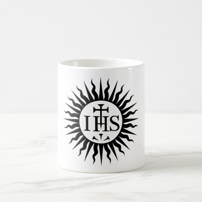 Gesellschaft von Logo Jesuss (Jesuite) Tasse (Mittel)