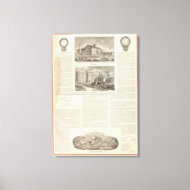 Gesellschaft zur Wasserbestattung Leinwanddruck (Vorderseite)