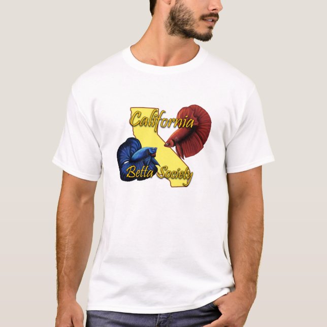 Gesellschafts-Logo-T-Shirt Kaliforniens Betta T-Shirt (Vorderseite)