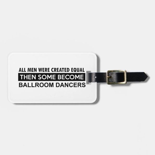 Gesellschaftstänzeentwürfe Gepäckanhänger (Vorderseite horizontal)