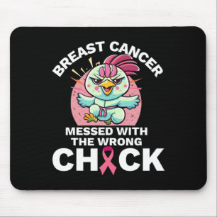 Gesendet mit dem falschen Brustkrebs bei Hühnern Mousepad