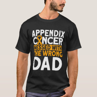 Gesendet mit den falschen Vater-Anhang Krebs-Ausze T-Shirt