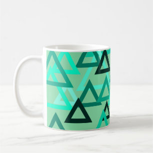 Gesenkte Dreiecke Kaffeetasse