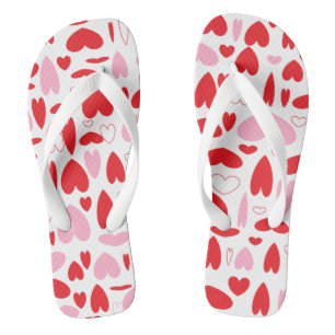 Gesenkte Herzen Flip Flops
