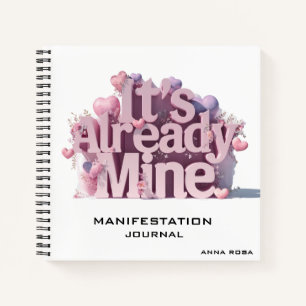 *~* Gesetz Attraction Manifestation Hearts AP85 Notizbuch