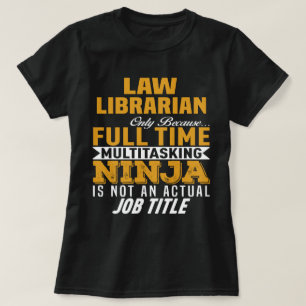 Gesetz Bibliothekar T-Shirt