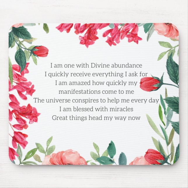 Gesetz der Anziehung Mousepad (Vorne)