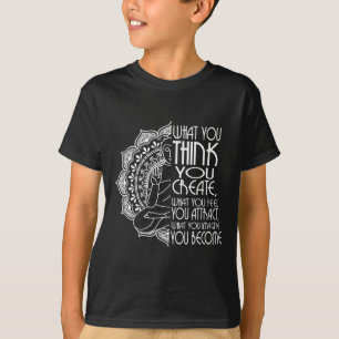 Gesetz der Anziehung Spiritualer Buddha Meditation T-Shirt