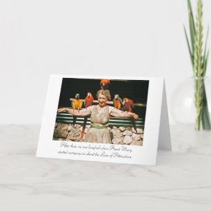 Gesetz der Anziehungskraftgeburtstagskarte Karte