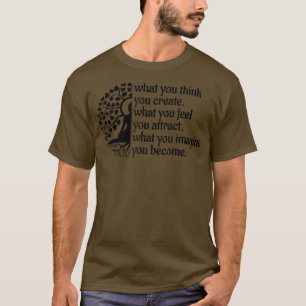 Gesetz der Attraktion Spirituelle Buddha Meditatio T-Shirt
