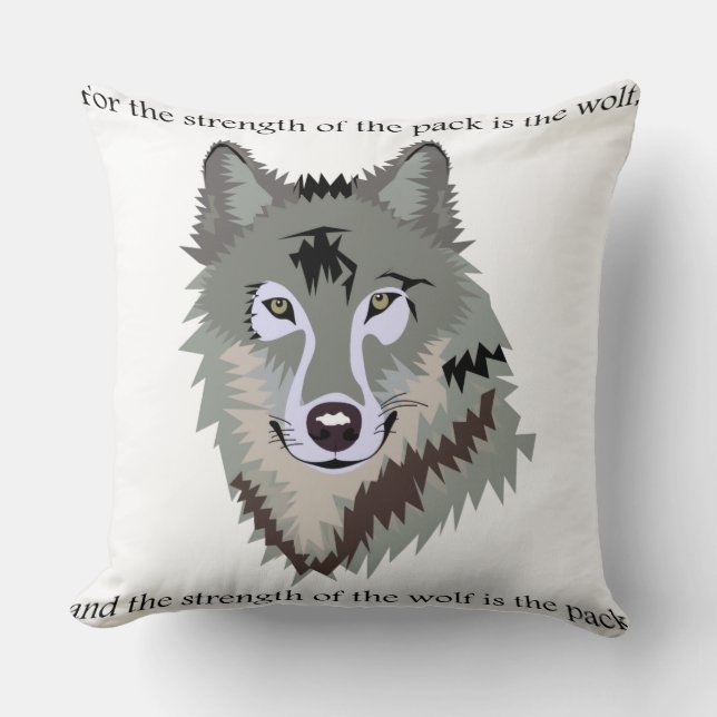 Gesetz des Dschungels Kissen (Vorderseite)