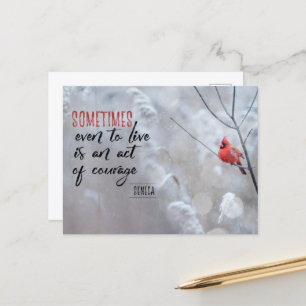 Gesetz des Mutes Postkarte